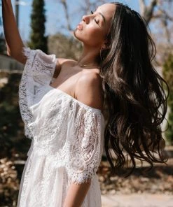 BB Custom Caroline Lace Maxi Dress | Off White 28 BB Custom Caroline Lace Maxi Dress | Off White