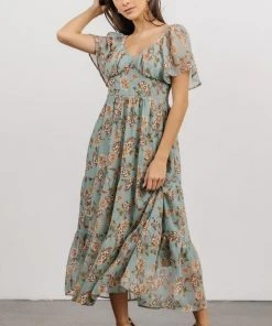 IL Cassidy Maxi Dress | Light Jade Floral Dresses