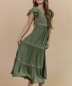 POL Dresses Cecilia Boho Maxi Dress | Olive 11 POL Dresses Cecilia Boho Maxi Dress | Olive