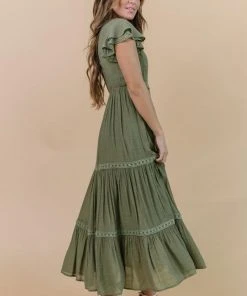 POL Dresses Cecilia Boho Maxi Dress | Olive 9 POL Dresses Cecilia Boho Maxi Dress | Olive