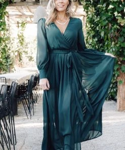 Dresses Celine Maxi Dress | Emerald