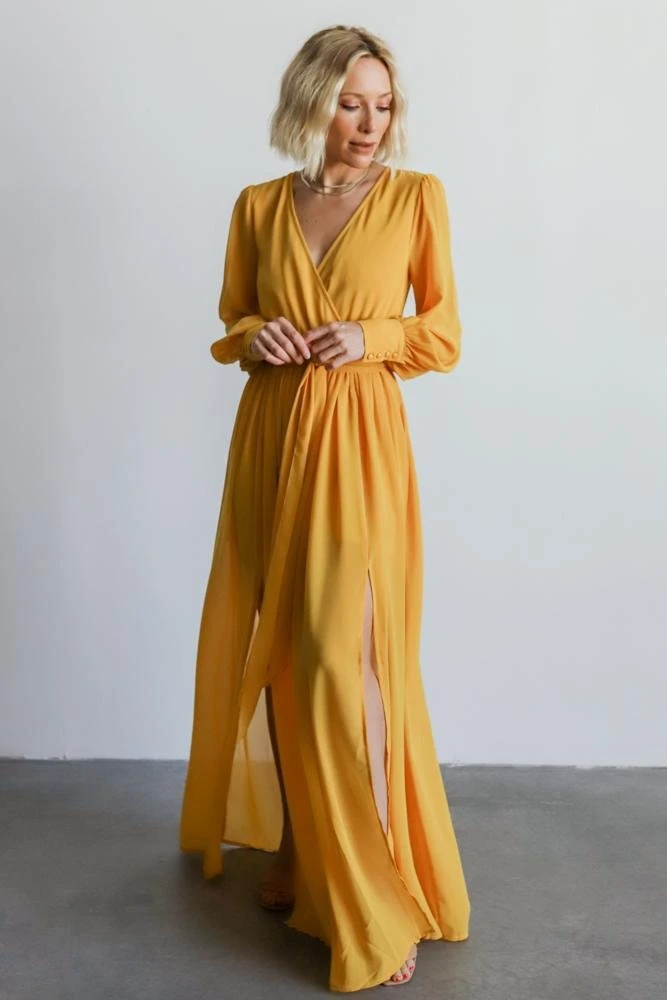 Dresses Celine Maxi Dress | Mustard 6 Dresses Celine Maxi Dress | Mustard