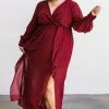 Celine Maxi Dress | Wine