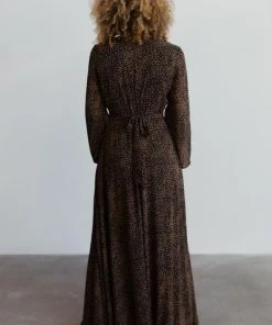 AK Dresses Cha Cha Print Maxi Dress | Black 9 AK Dresses Cha Cha Print Maxi Dress | Black