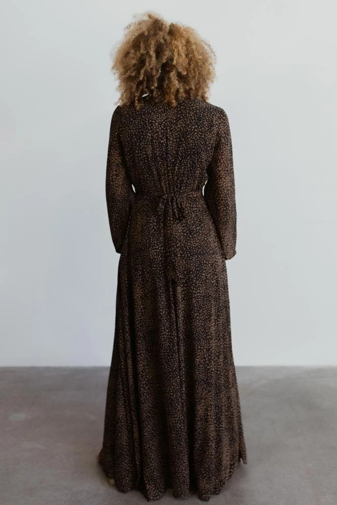 AK Dresses Cha Cha Print Maxi Dress | Black 5 AK Dresses Cha Cha Print Maxi Dress | Black