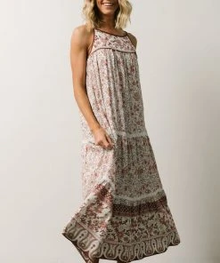 IL Chase Tiered Dress | Mauve Multi Print