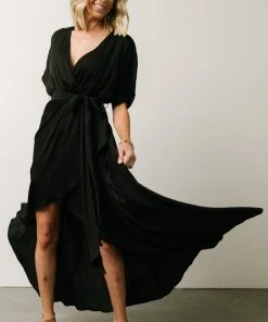 DD Cherish Kimono Maxi Dress | Black