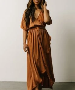 DD Cherish Kimono Maxi Dress | Camel