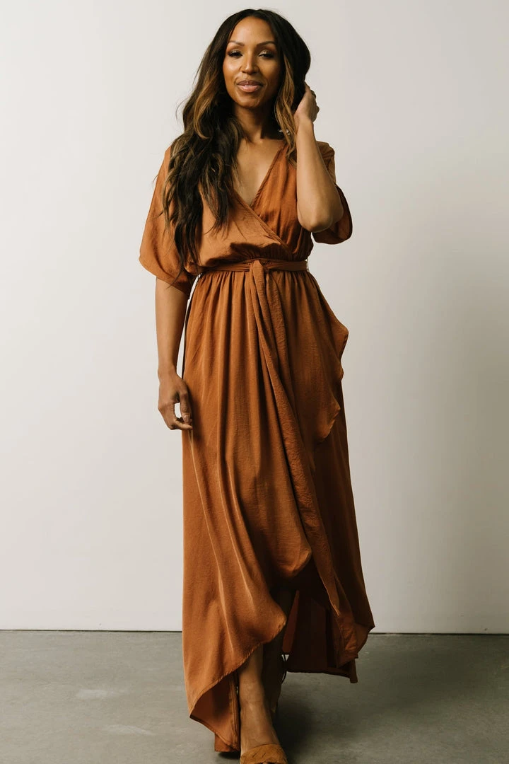 DD Cherish Kimono Maxi Dress | Camel 2 DD Cherish Kimono Maxi Dress | Camel