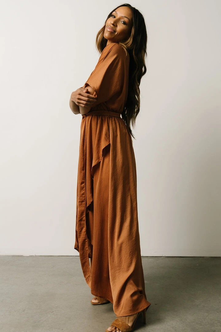 DD Cherish Kimono Maxi Dress | Camel 7 DD Cherish Kimono Maxi Dress | Camel