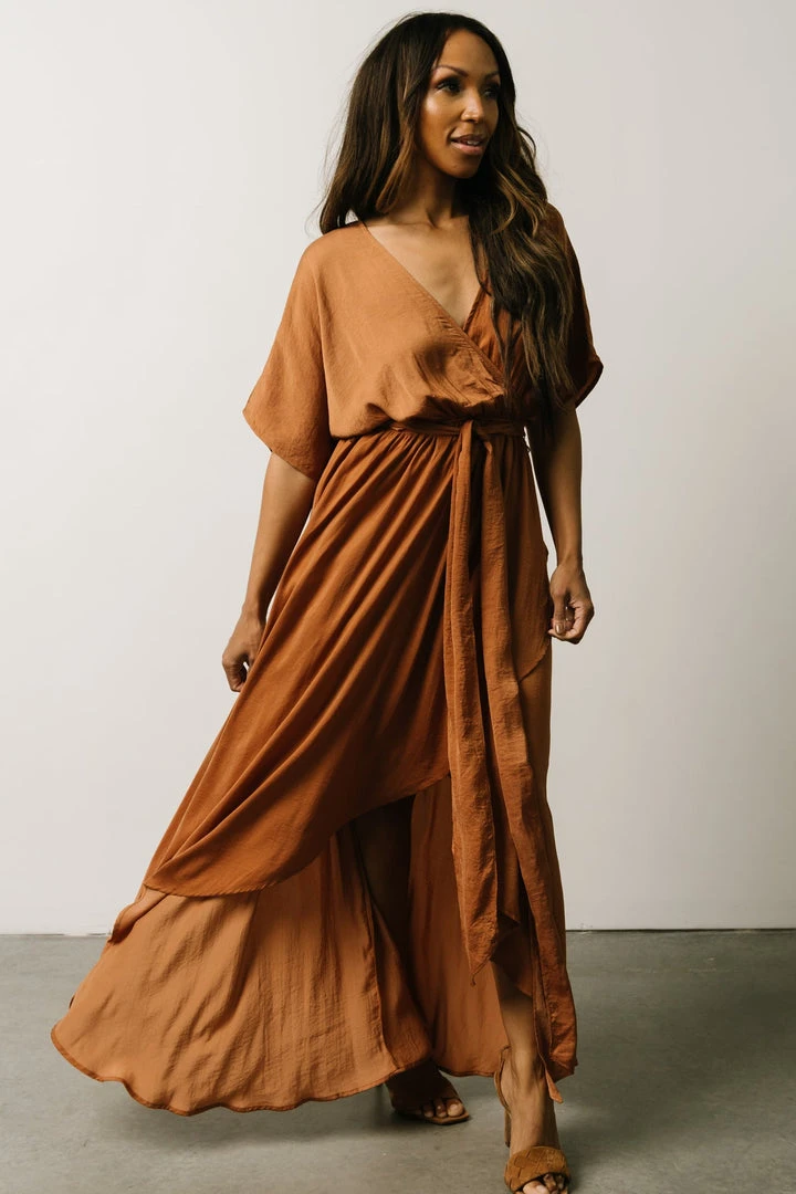 DD Cherish Kimono Maxi Dress | Camel 3 DD Cherish Kimono Maxi Dress | Camel