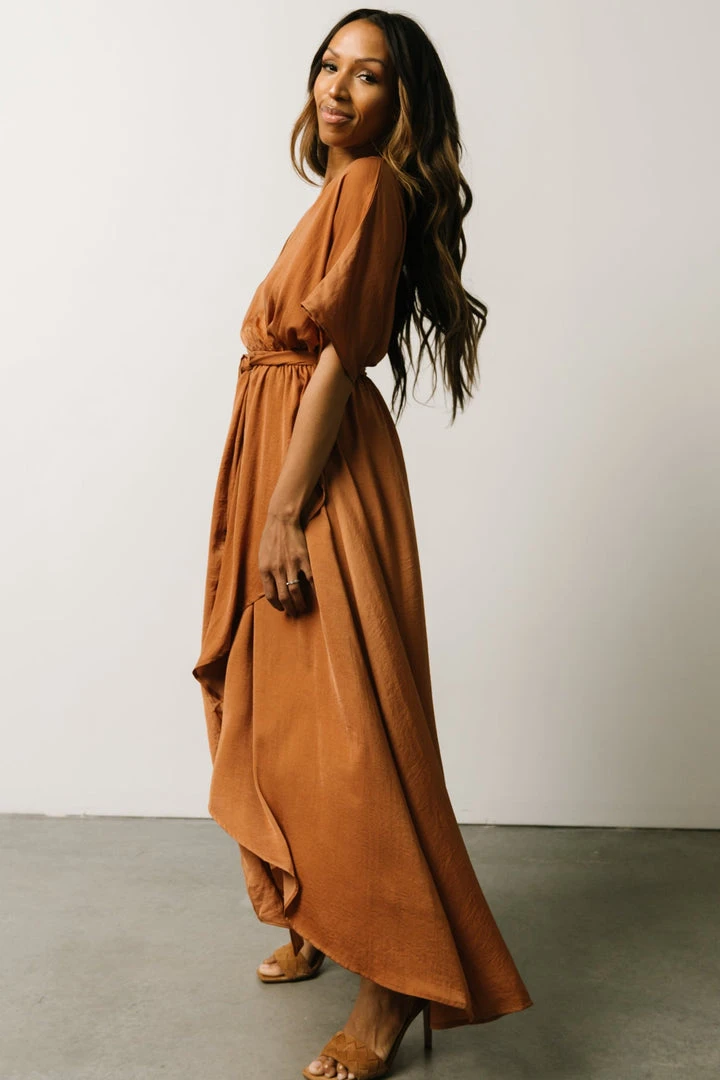 DD Cherish Kimono Maxi Dress | Camel 6 DD Cherish Kimono Maxi Dress | Camel