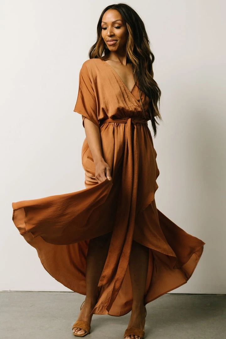 DD Cherish Kimono Maxi Dress | Camel 4 DD Cherish Kimono Maxi Dress | Camel