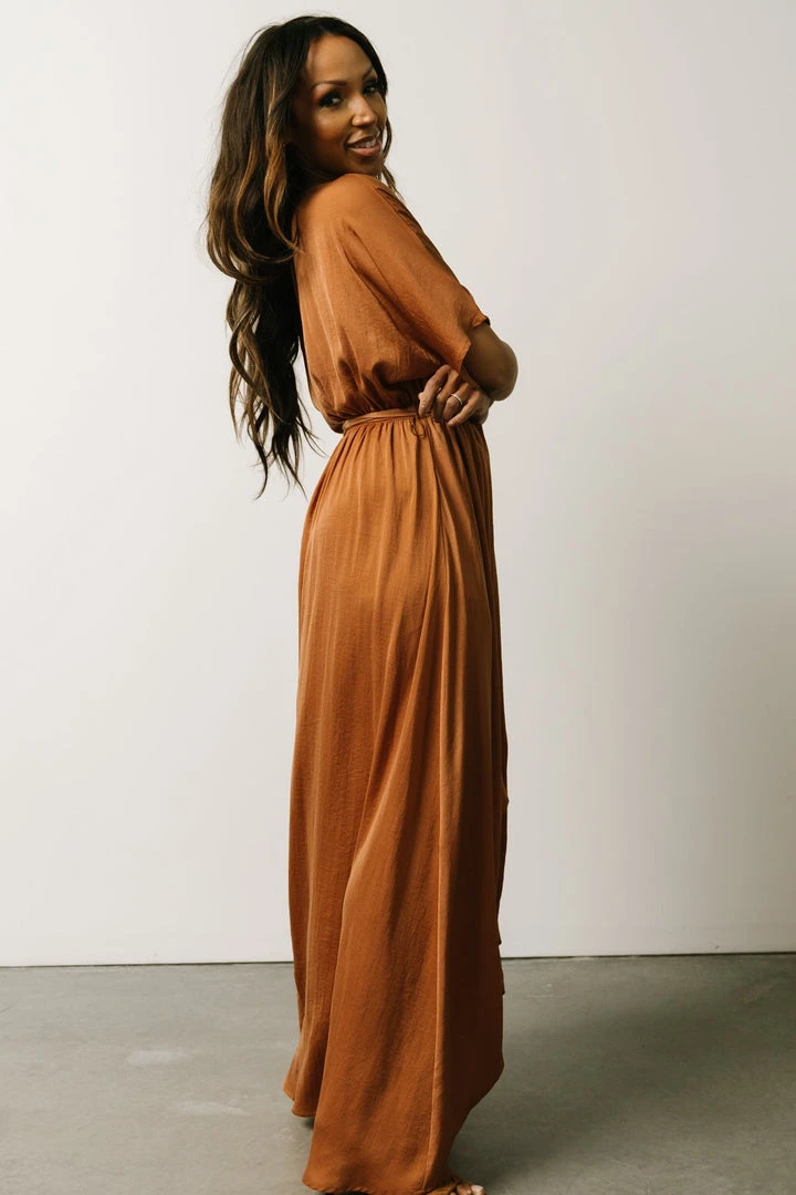 DD Cherish Kimono Maxi Dress | Camel 10 DD Cherish Kimono Maxi Dress | Camel