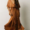 DD Cherish Kimono Maxi Dress | Camel