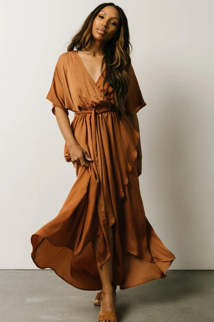 DD Cherish Kimono Maxi Dress | Camel 1 DD Cherish Kimono Maxi Dress | Camel