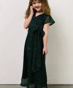 BB Custom Dresses Child Grace Sparkle Gown | Emerald