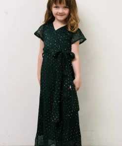 BB Custom Dresses Child Grace Sparkle Gown | Emerald 8 BB Custom Dresses Child Grace Sparkle Gown | Emerald