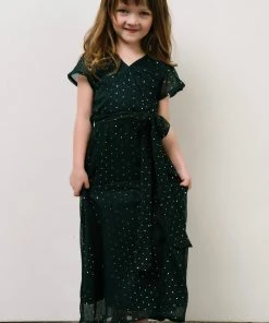 BB Custom Dresses Child Grace Sparkle Gown | Emerald 11 BB Custom Dresses Child Grace Sparkle Gown | Emerald