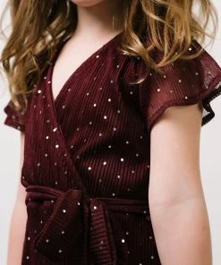 BB Custom Child Grace Sparkle Gown | Mulberry