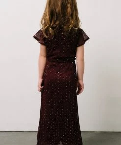 BB Custom Child Grace Sparkle Gown | Mulberry