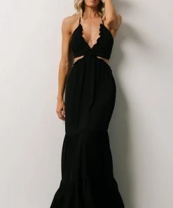 DD Dresses Cinque Terre Tie Maxi Dress | Black