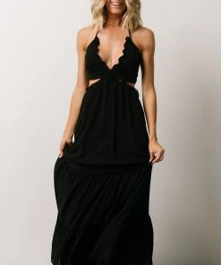 DD Dresses Cinque Terre Tie Maxi Dress | Black