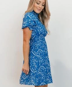 HAY Clarice Print Dress | Blue 15 HAY Clarice Print Dress | Blue