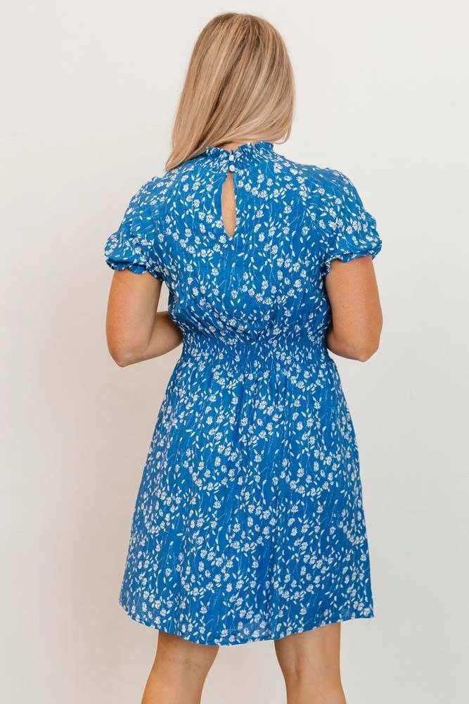 HAY Clarice Print Dress | Blue 6 HAY Clarice Print Dress | Blue