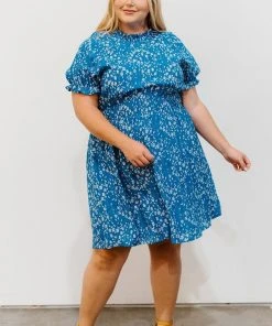 HAY Clarice Print Dress | Blue 19 HAY Clarice Print Dress | Blue