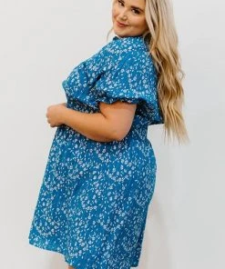 HAY Clarice Print Dress | Blue 20 HAY Clarice Print Dress | Blue