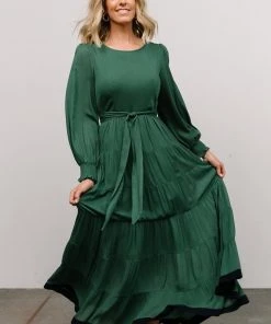 IL Colbie Tiered Maxi Dress | Green Dresses