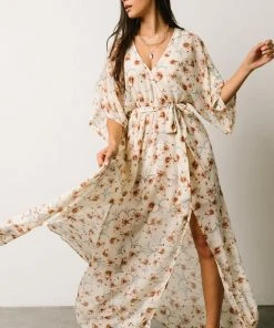 AK Corinth Maxi Dress | Cream Floral