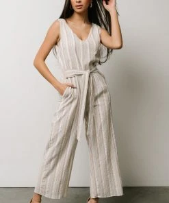 HAY Corrine Jumpsuit | Multi Stripe Boho