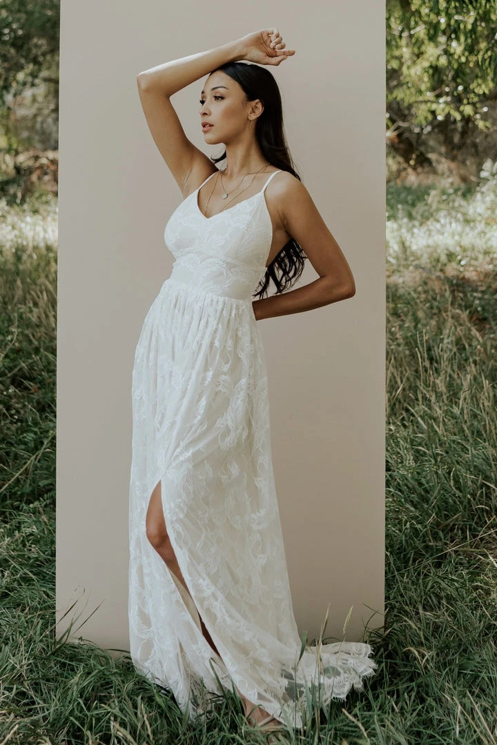 JH Dresses Cozette Lace Gown | White 3 JH Dresses Cozette Lace Gown | White