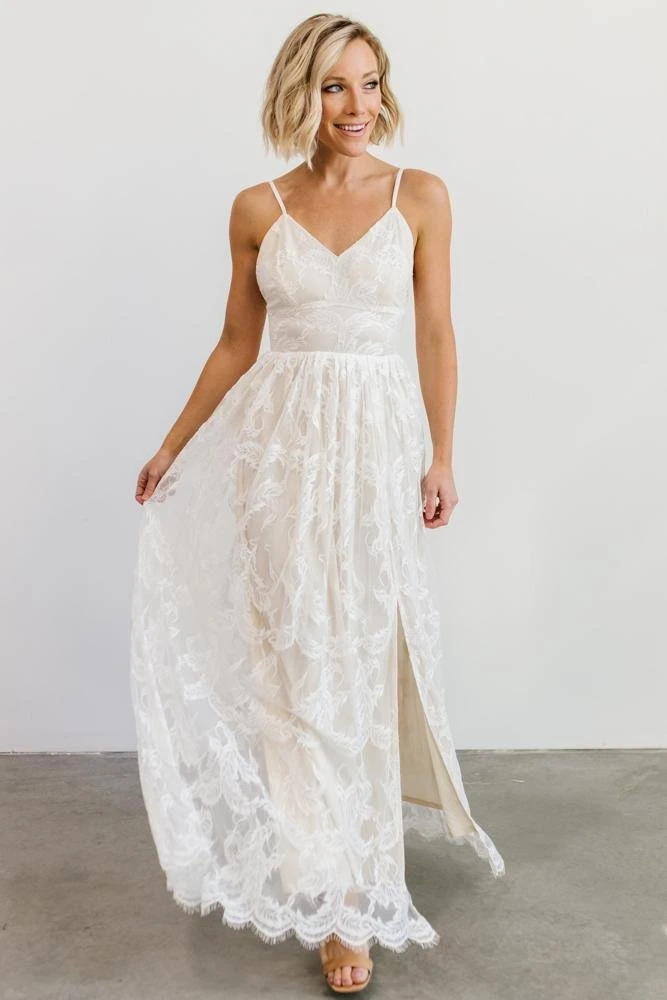 JH Dresses Cozette Lace Gown | White 7 JH Dresses Cozette Lace Gown | White