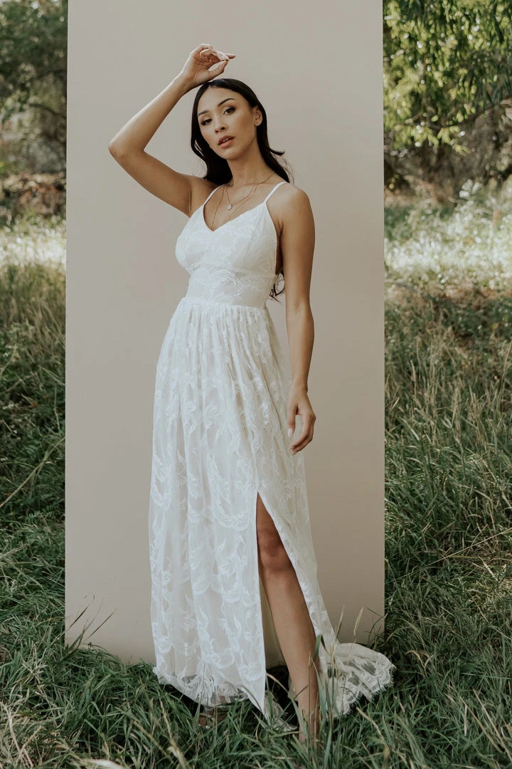 JH Dresses Cozette Lace Gown | White 2 JH Dresses Cozette Lace Gown | White