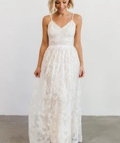 JH Dresses Cozette Lace Gown | White 19 JH Dresses Cozette Lace Gown | White