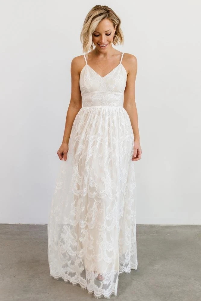 JH Dresses Cozette Lace Gown | White 10 JH Dresses Cozette Lace Gown | White