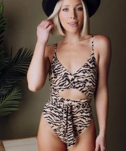 EN Cyprus One Piece | Animal Stripe