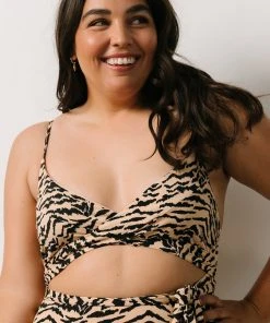 EN Cyprus One Piece | Animal Stripe