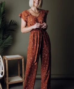 HAY Dakota Jumpsuit | Rust Print Best Sellers
