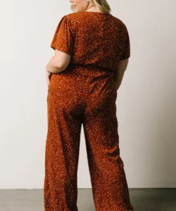 HAY Dakota Jumpsuit | Rust Print Best Sellers