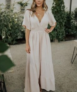 RR Delilah Maxi Dress | Blush