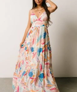 FT Dresses Desmond Tiered Maxi Dress | Multi Print