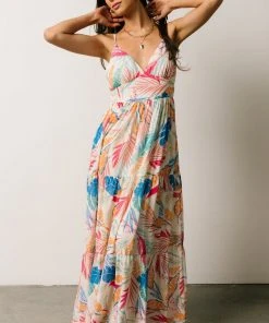FT Dresses Desmond Tiered Maxi Dress | Multi Print