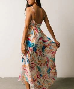 FT Dresses Desmond Tiered Maxi Dress | Multi Print