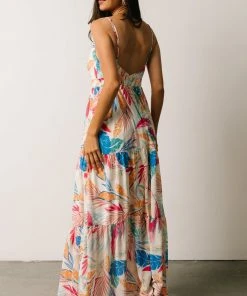 FT Dresses Desmond Tiered Maxi Dress | Multi Print