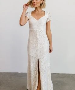 BB Custom Shop All Diana Lace Gown | White