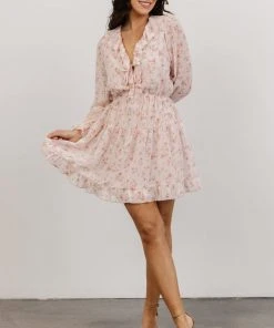 AK Doris Mini Dress | Blush Floral Dresses